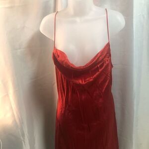 Victoria's Secret 100% silk long gown Red Medium excellent condition